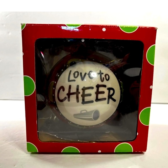 Burton & Burton Love to Cheer Ornament 🎄 - Picture 2 of 5
